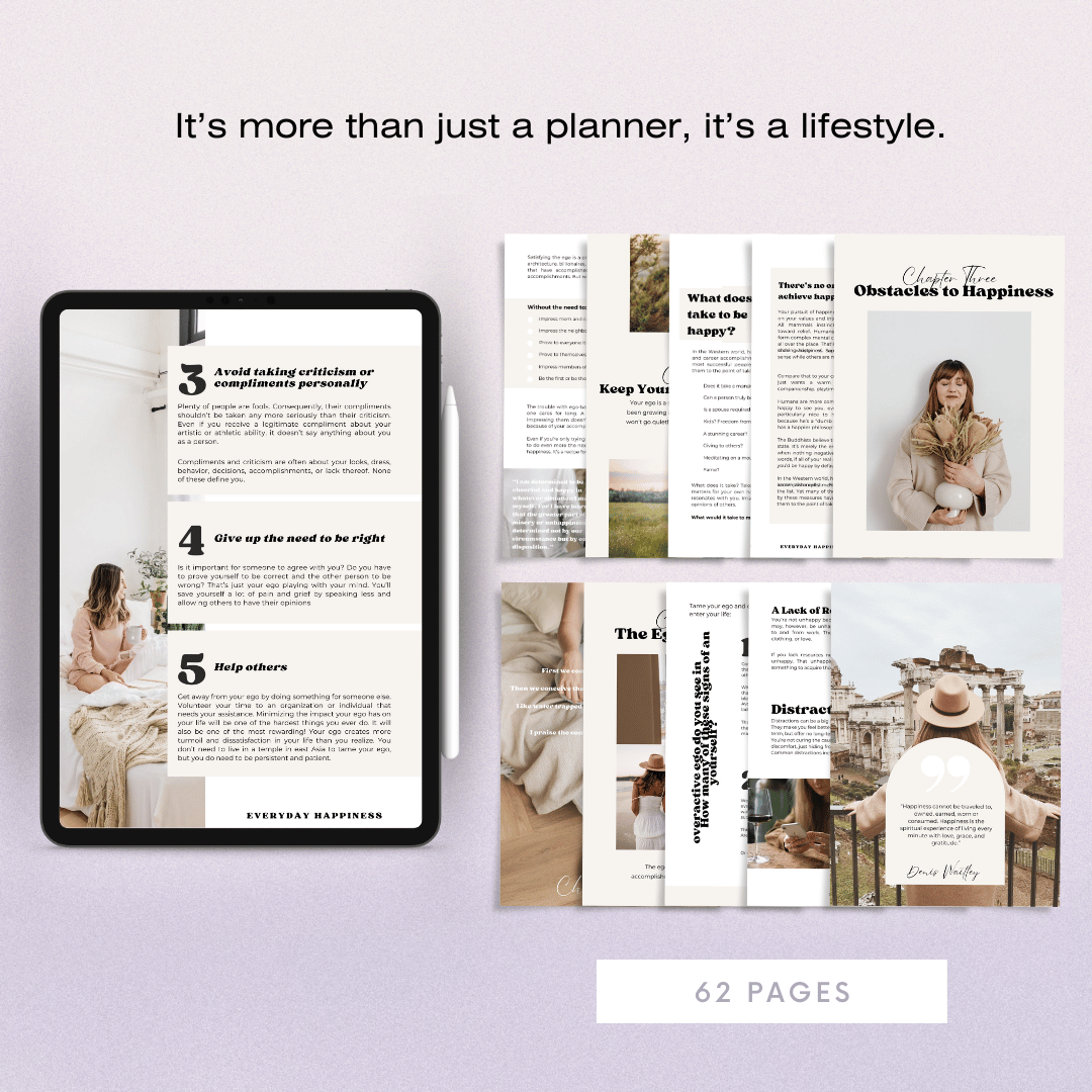 Everyday Happiness E-Book Workbook