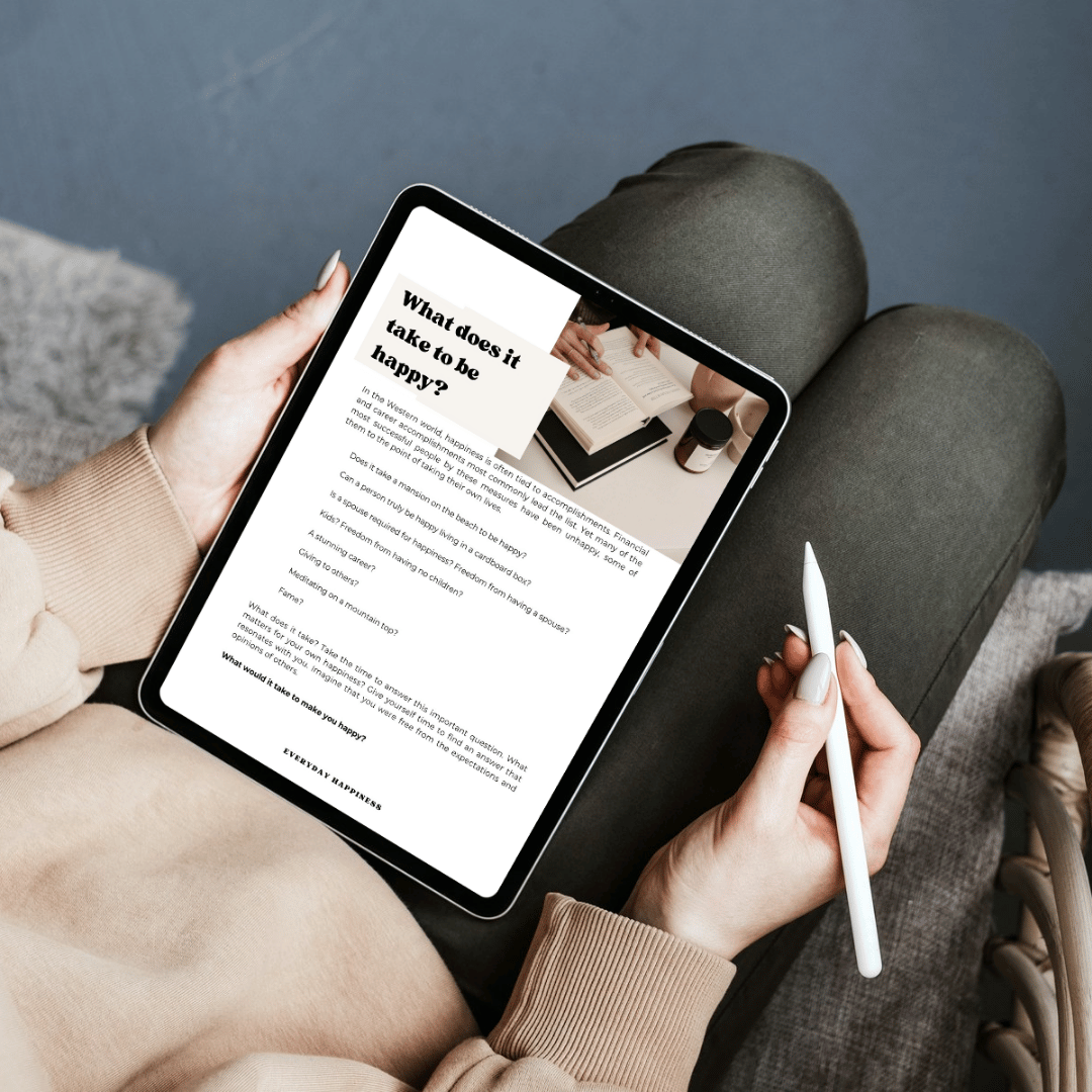 Everyday Happiness E-Book Workbook