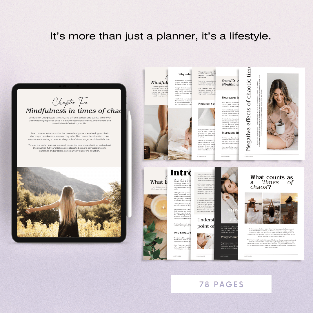 Mindfulness E-Book Workbook MRR