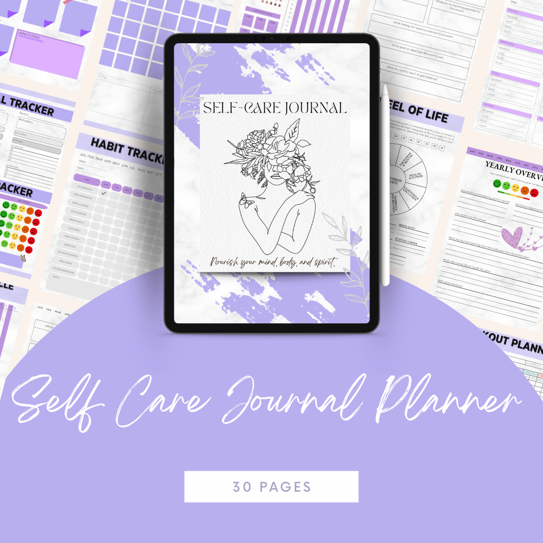 Self Care Journal Planner