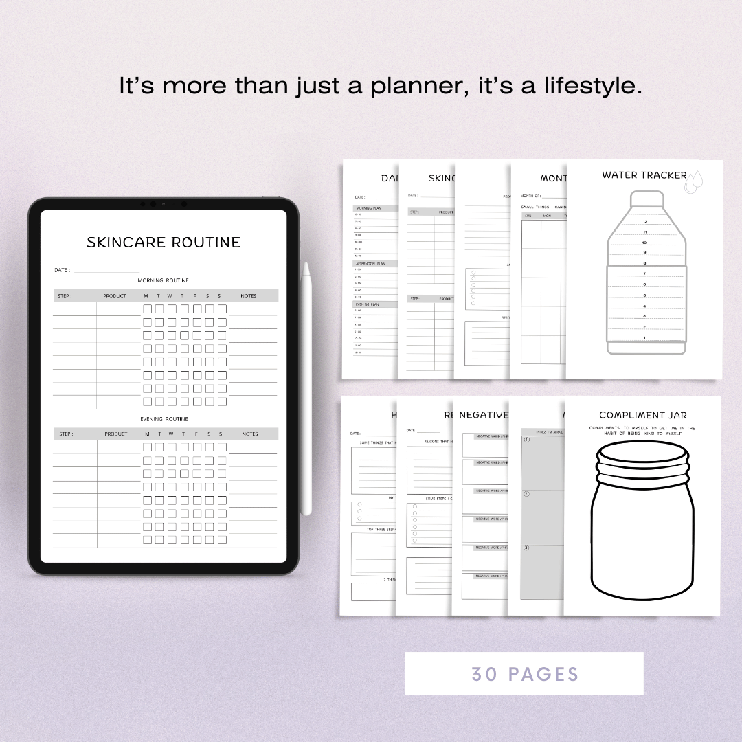 Self Confidence Planner