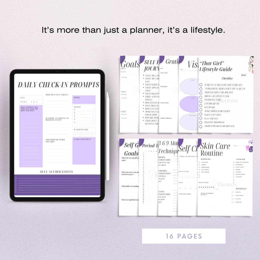 Self Love Journal Planner