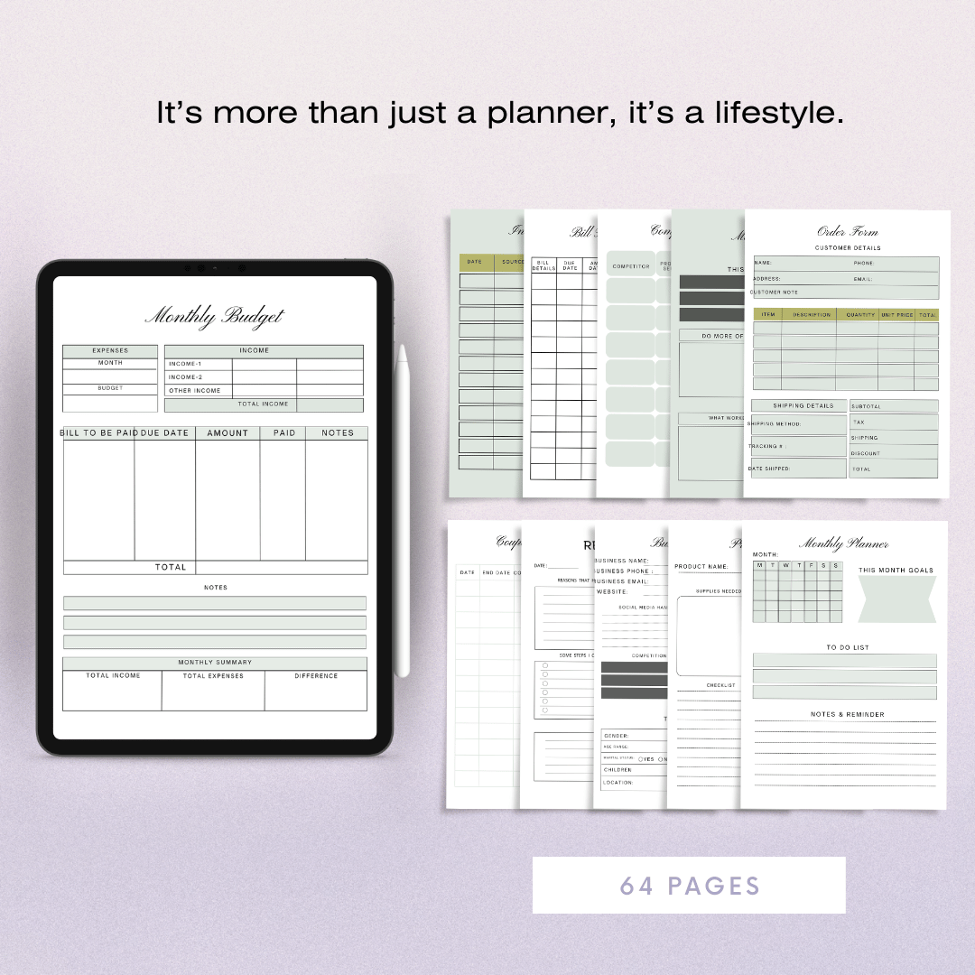 Side Hustle Planner